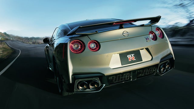 2024 Nissan GT-R seen from behind driving through a tunnel | Supreme Nissan in Slidell LA