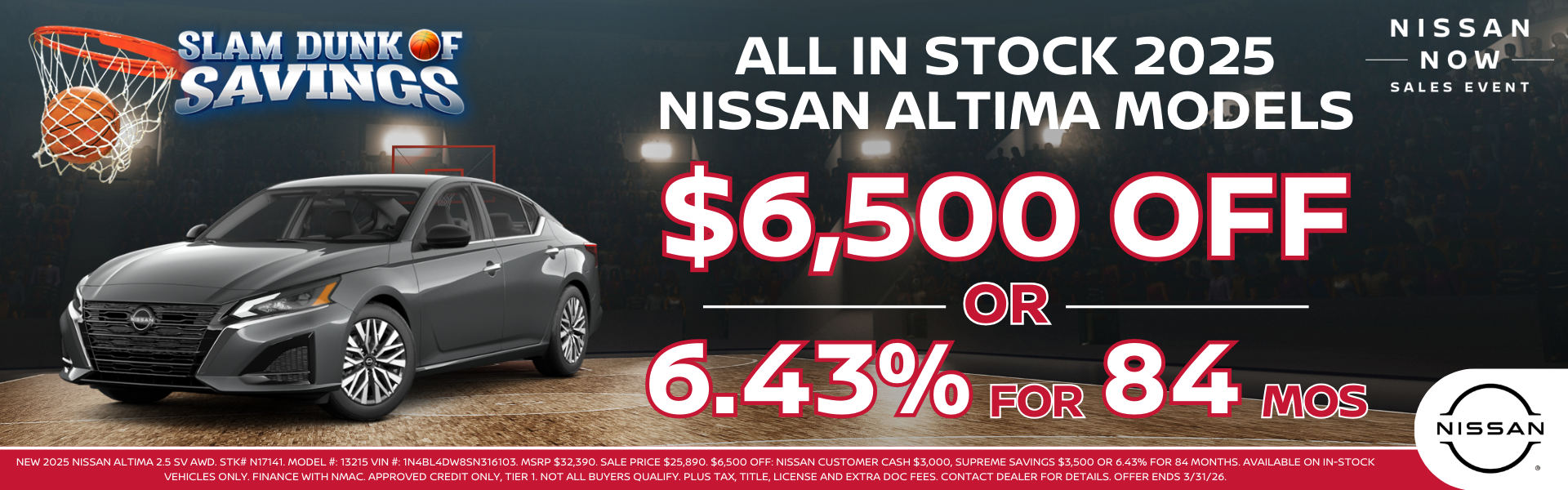 All in stock 2025 Nissan Altima models