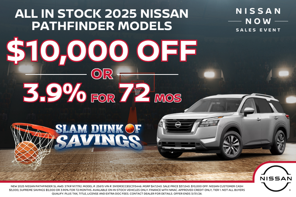 All in stock 2025 Nissan Pathfinder models
