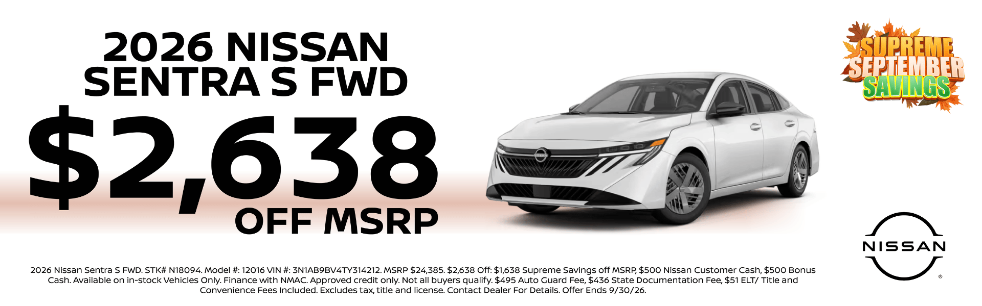 $2,638 Off MSRP